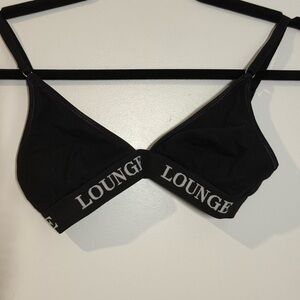 Lounge Black Bralette -XS